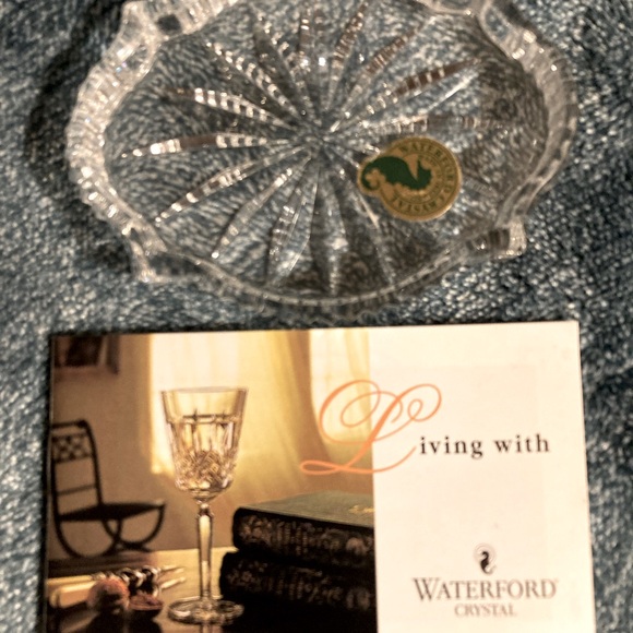 Waterford Crystal Oval Ring/Trinket Tray Excellent Condition. Sunburst Pattern - Picture 3 of 16